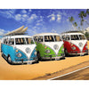 3 Oude VW Busjes | Diamond Painting